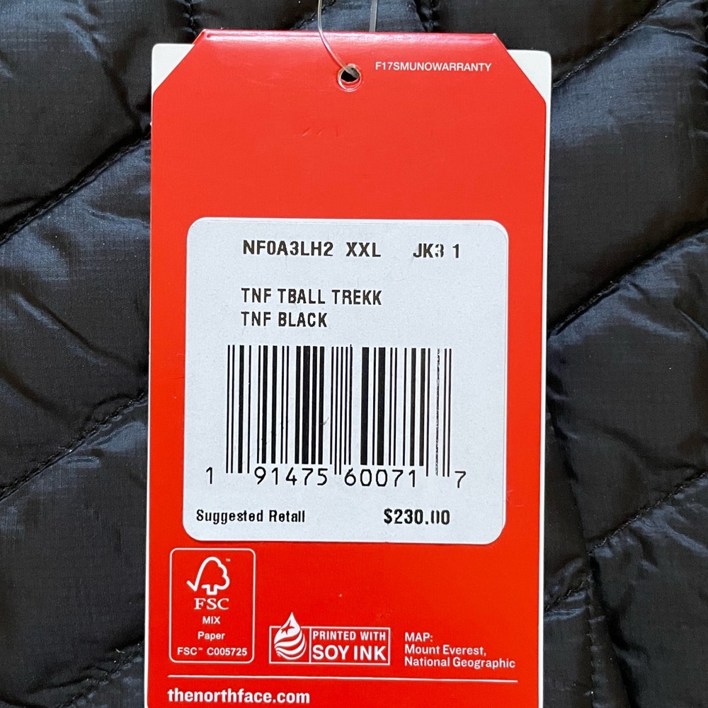 The North Face Men’s Black ThermoBall Trekker Jacket - Picture 12 of 12